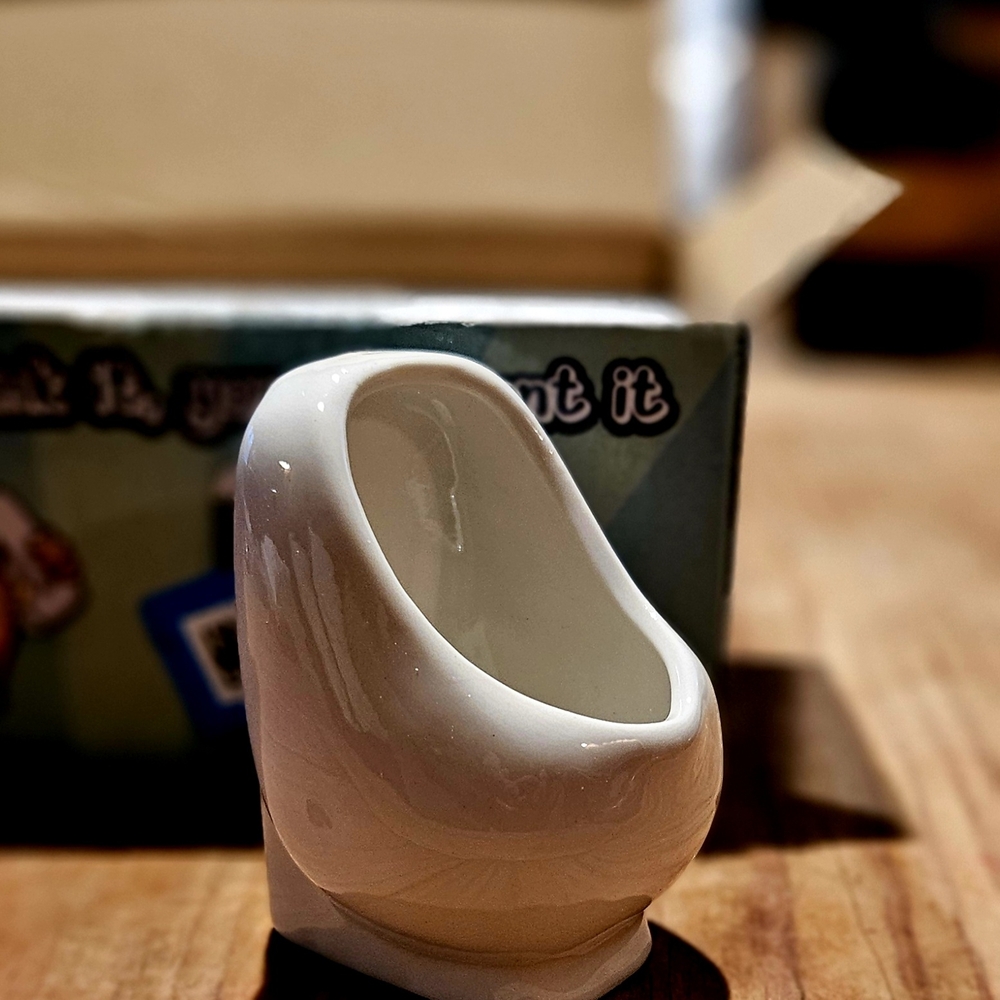 Modern White Ceramic Urinal Shot Glass